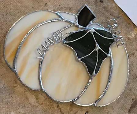 Stained Glass SOLDER & SIP Pumpkins & Corner Webs @ Coles Road Brewing