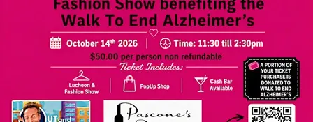 Lunch & Fashion Show Fundraiser for Alzheimer's Association Walk