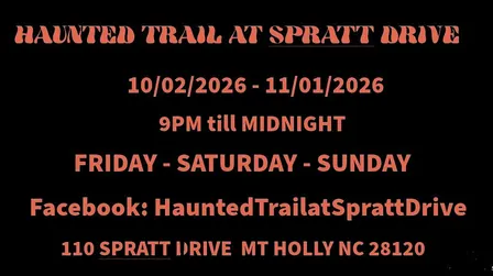 Haunted Trail at Spratt Drive