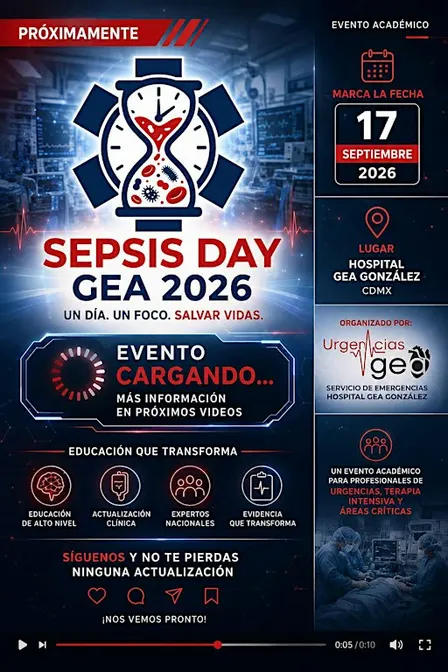 SEPSIS DAY 2026, URGENCIAS GEA GONZALEZ