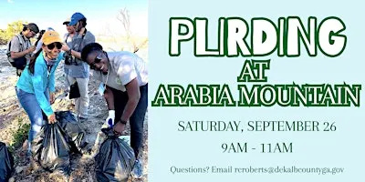 PLIRDING at Arabia Mountain