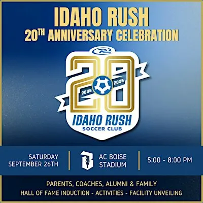 Idaho Rush 20th Anniversary Celebration!