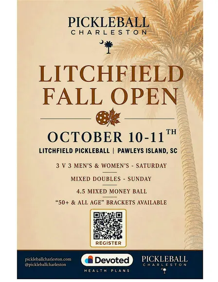 Litchfield Fall Open Presented By Pickleball Charleston