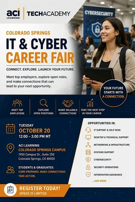 ACI Learning Colorado Springs IT & Cyber Career Fair | Student Registration