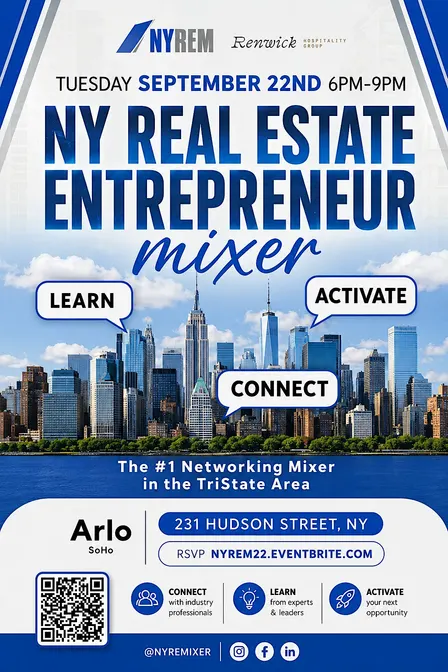 Arlo Soho Hotel / New York Real Estate Mixer - September