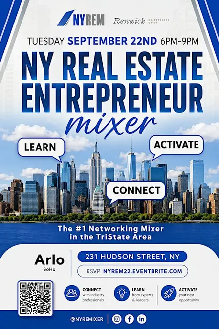 Arlo Soho Hotel / New York Real Estate Mixer - September