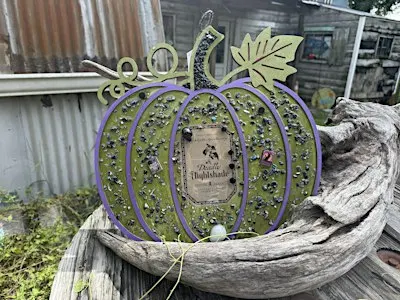 Wood Pumpkin Resin Class