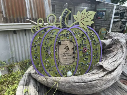 Wood Pumpkin Resin Class