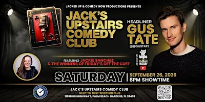 Comedian Gus Tate - One Night Only  -Palm Beach