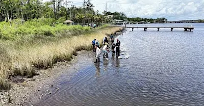 Trout River Oyster Reef tour at Riverview Park