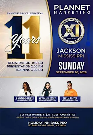 PlanNet Marketing 11 Year Anniversary Jackson MS