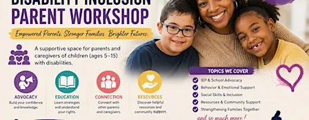Together We Belong: Parent Support & Disability Inclusion Workshop