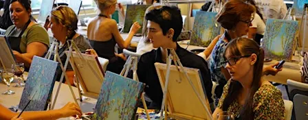 Spooky Paint & Sip at the Gallery