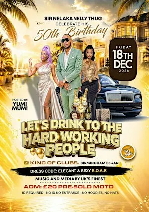 Lets drink to the hard working people