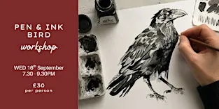 Art Workshop - Bird Theme Ink Workshop- Southampton
