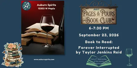 Pages & Pours Auburn Book Club