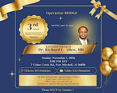 Operation BRIDGE 3rd Annual Senior Awareness Banquet