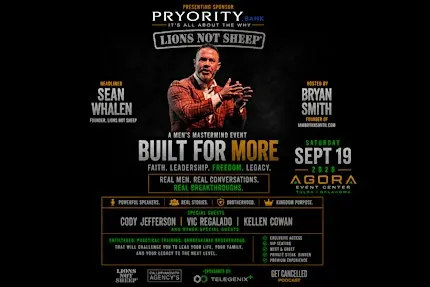 Lions Not Sheep Mens Mastermind w/ Headliner Sean Whalen & Host Bryan Smith