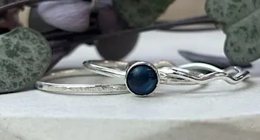 Silver Gemstone Stacking Ring Workshop - Ring Making Class