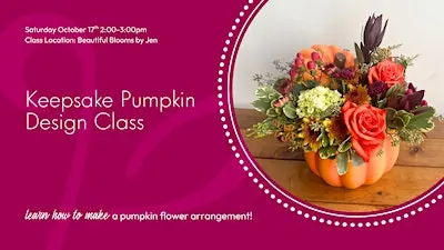 Keepsake Pumpkin Design Class