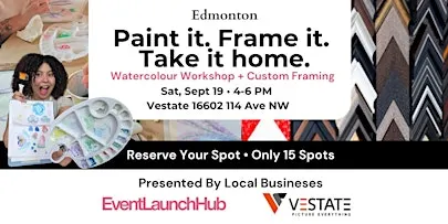Watercolour Workshop + Custom Framing