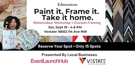 Watercolour Workshop + Custom Framing