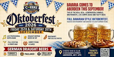 Oktoberfest in Aberdeen