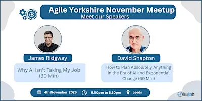 Agile Yorkshire Meetup  04  November  2026