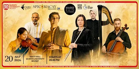 Sikkil C. Gurucharan & Aisling Agnew: Carnatic & Irish Music at Harty Hall