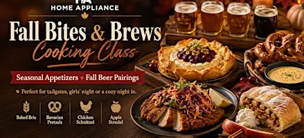 Fall Bites & Brews Cooking Class ~ Avon