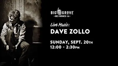 Live Music on the Patio with Dave Zollo | Big Grove Des Moines