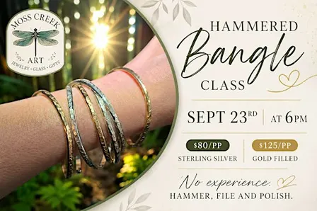 Hammered Bangle Bracelet Class
