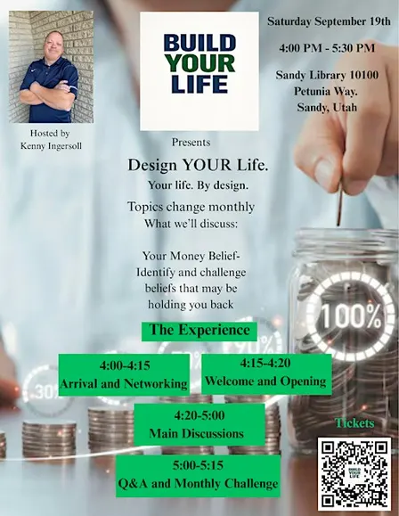 Design YOUR Life Monthly Experience September 19th, 2026
