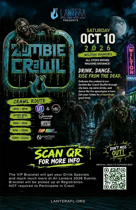 ZOMBIE CRAWL WILTON MANORS