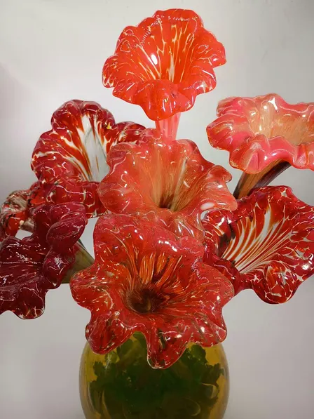 Pull some flowers 'cause it's cool...we warm you up making flowers!