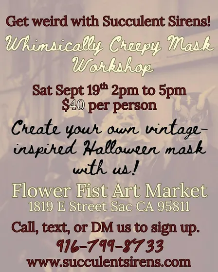 Whimsically Creepy Mask Workshop
