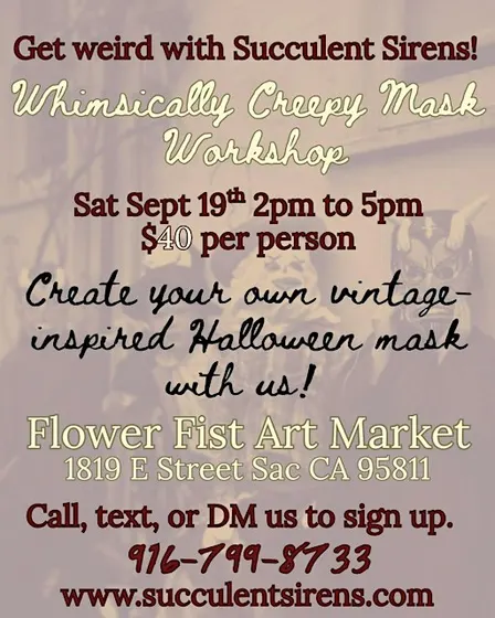 Whimsically Creepy Mask Workshop