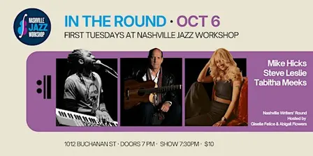 In The Round: Mike Hicks, Steve Leslie, and Tabitha Meeks