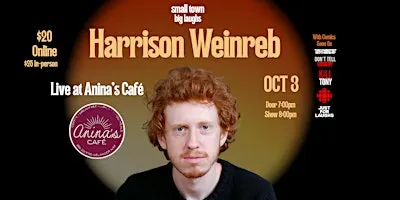 Small Town, Big Laughs – Live Stand-Up Comedy at Anina's Café
