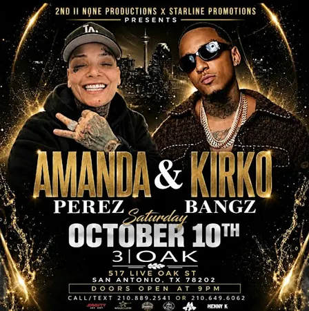 Amanda Perez & Kirko Bangz at 3|Oak