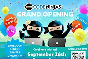 Code Ninjas Kirkwood Grand Opening Free Game Building Sessions!