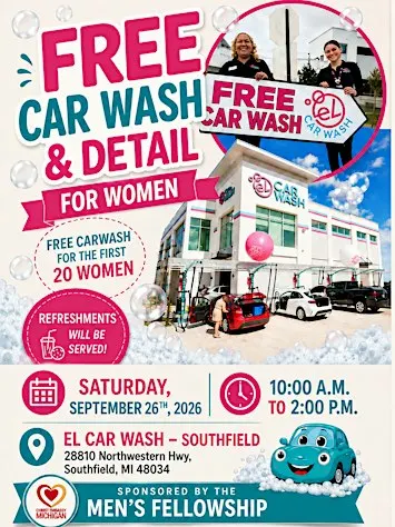 FREE Car Wash & Detail for Women