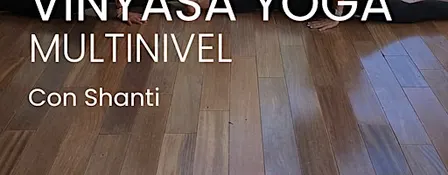 VINYASA YOGA MULTINIVEL · CON SHANTI