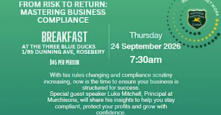 RPCC Business Network Breakfast Sept 2026