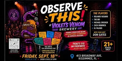 Comedy on Broadway - Observe This!