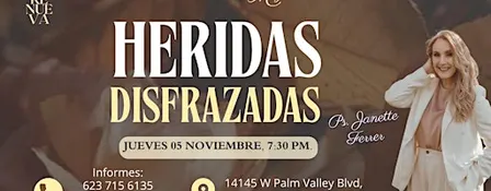 RENUEVA Mujeres: Café Conferencia Heridas Disfrazadas | Arizona