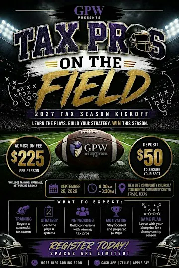GPW Presents: Tax Pros On The Field