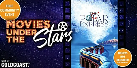 Movies Under the Stars: The Polar Express, Surfers Paradise - Free