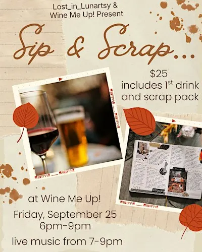 Sip and Scrap: Junk Journaling and Scrapbooking