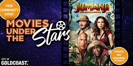 Movies Under the Stars: Jumanji-Welcome to the Jungle, Paradise Point-Free